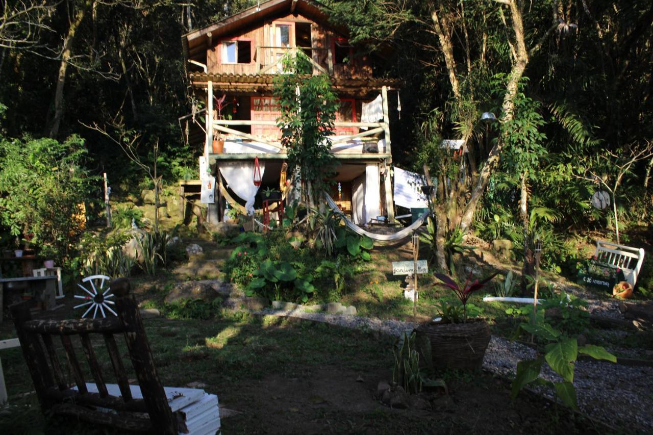 Cabana Magica Praia E Floresta, Vale Da Utopia, Pinheira Guarda do Embau Exterior photo